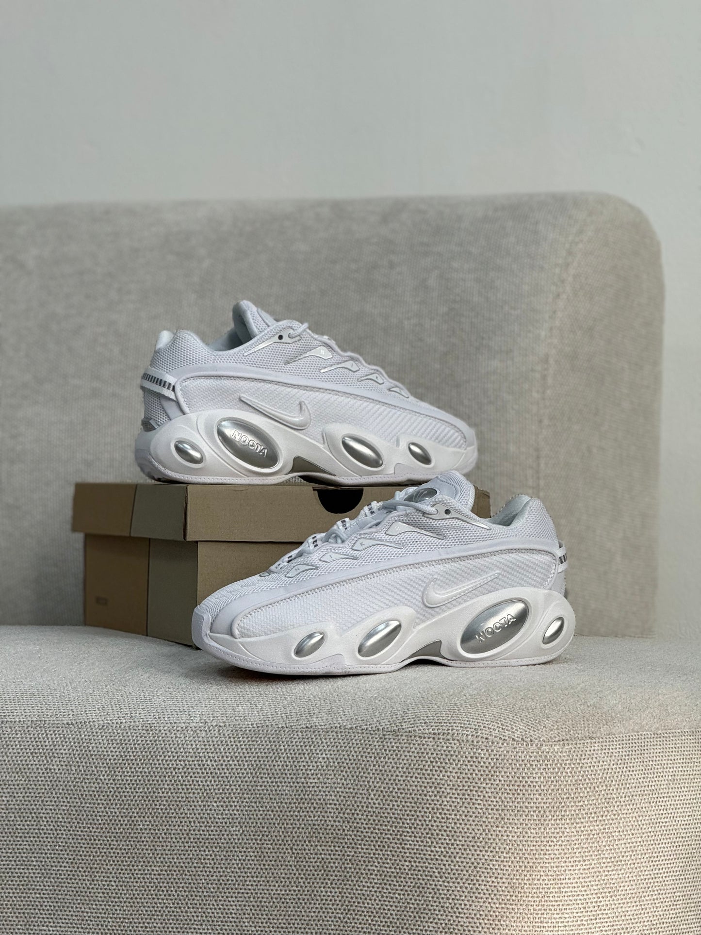 Nike NOCTA Glide Drake White Chrome