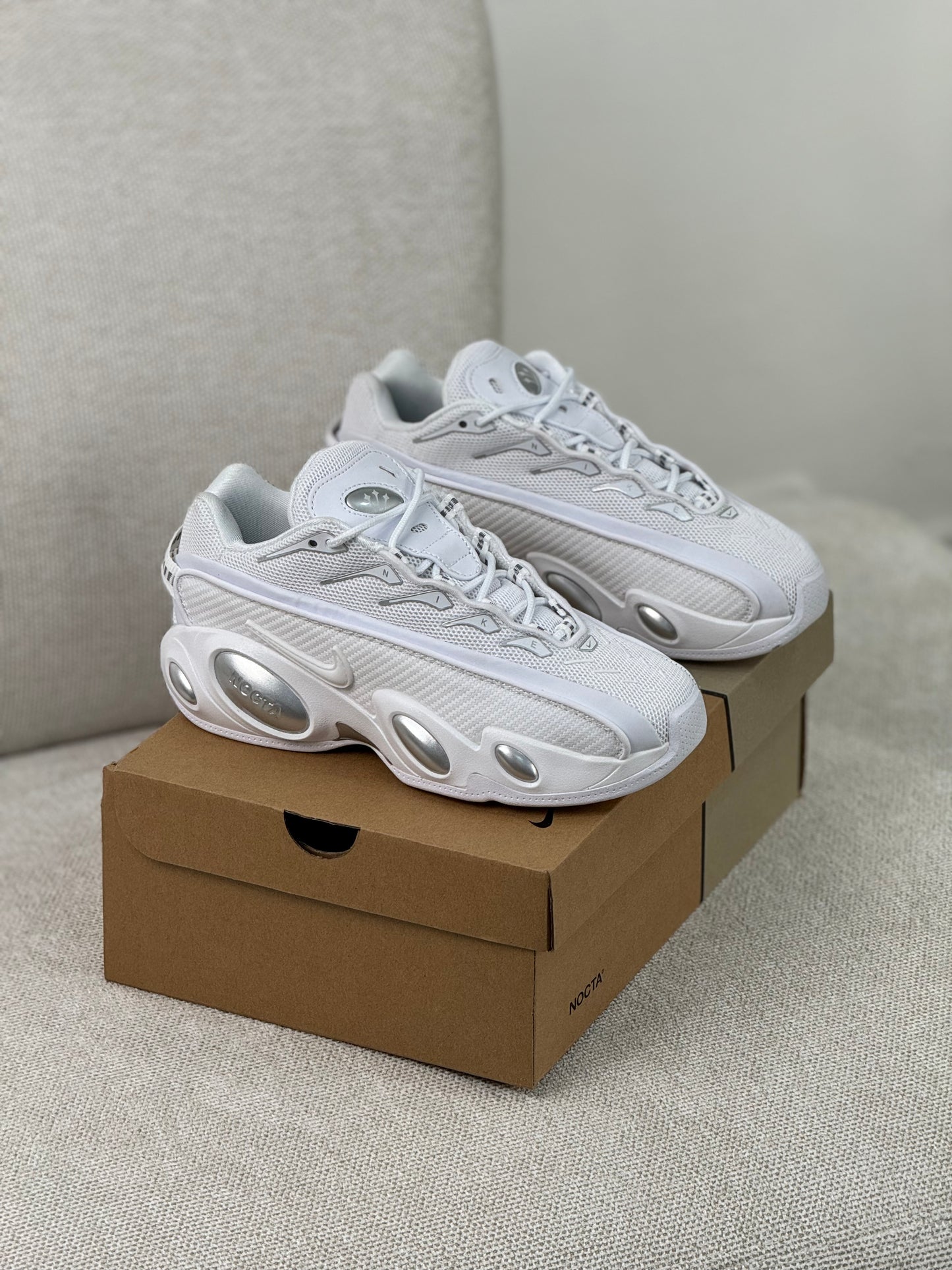 Nike NOCTA Glide Drake White Chrome