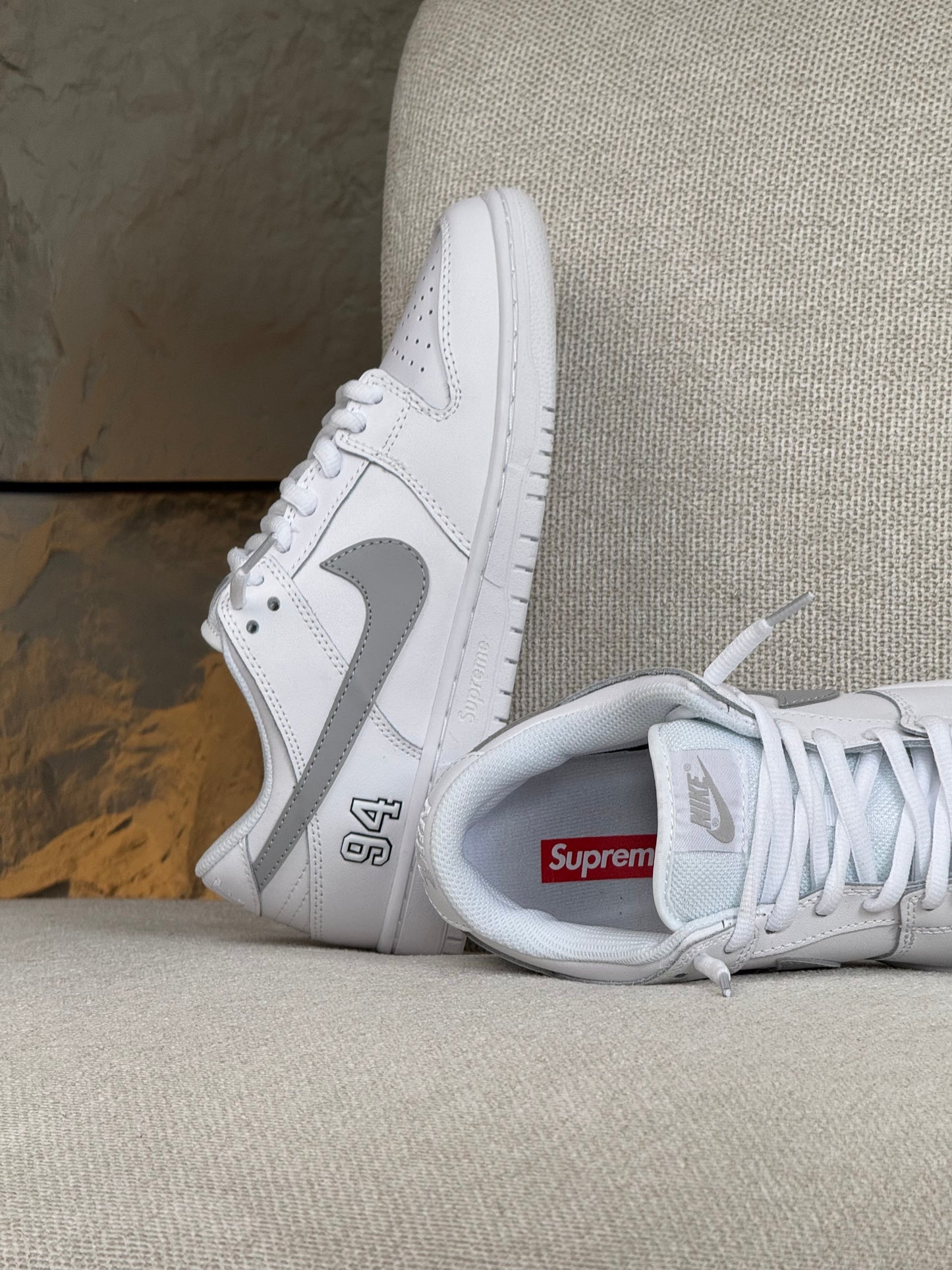 Nike Sb x Supreme White