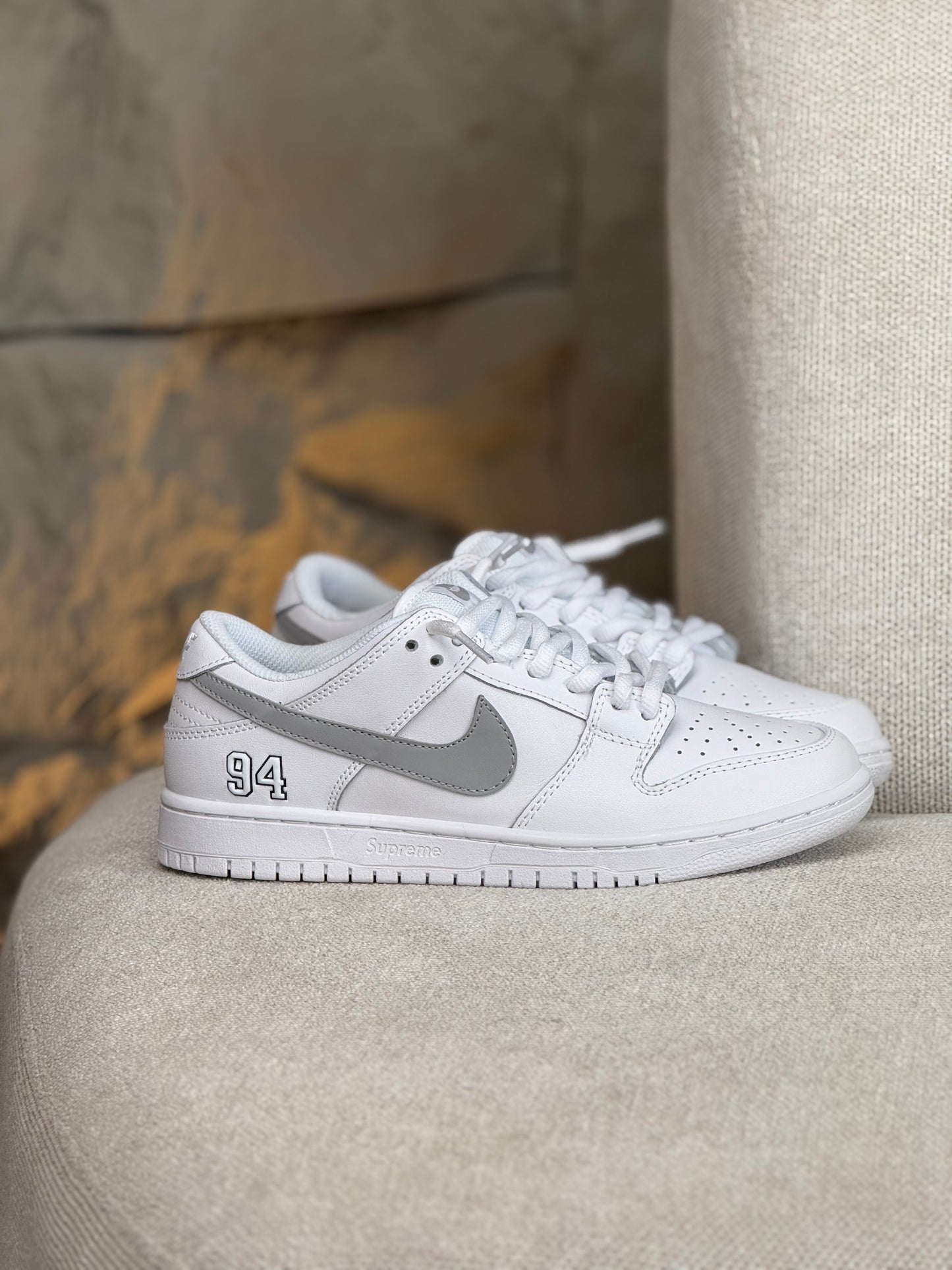Nike Sb x Supreme White