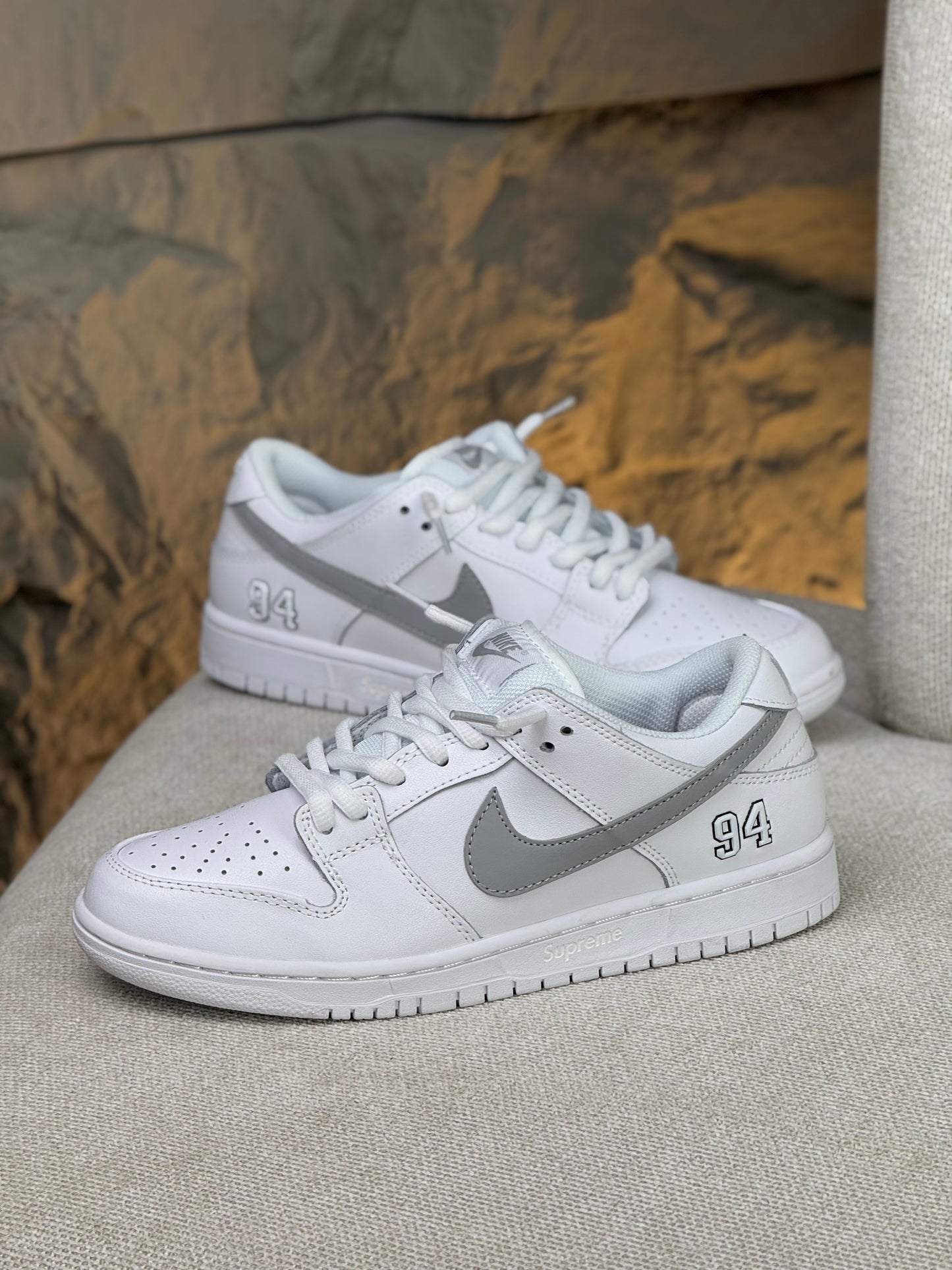 Nike Sb x Supreme White