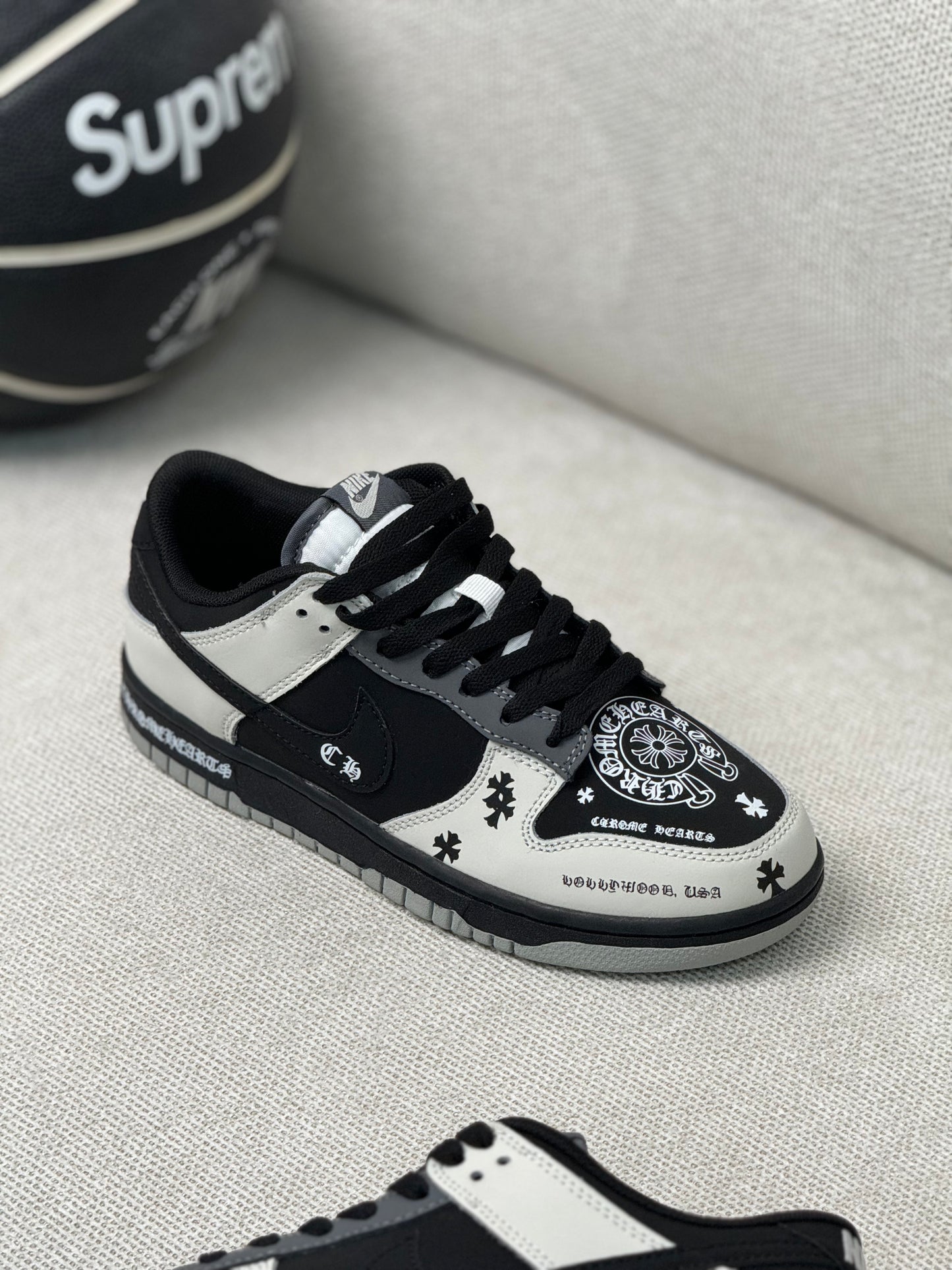 Nike Dunk Low Chrome Hearts Custom