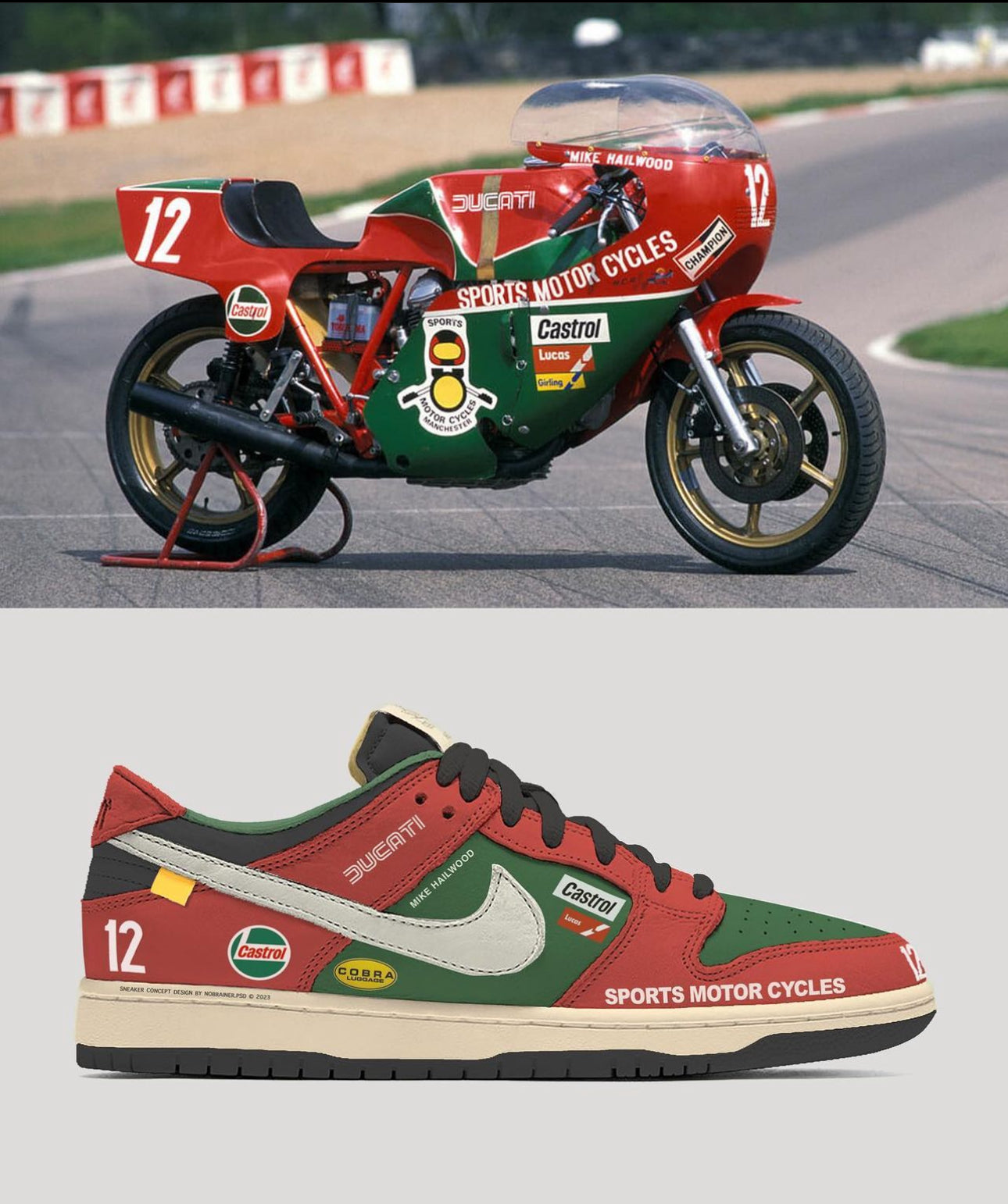 Nike Sb Dunk Low x Ducati Concepto