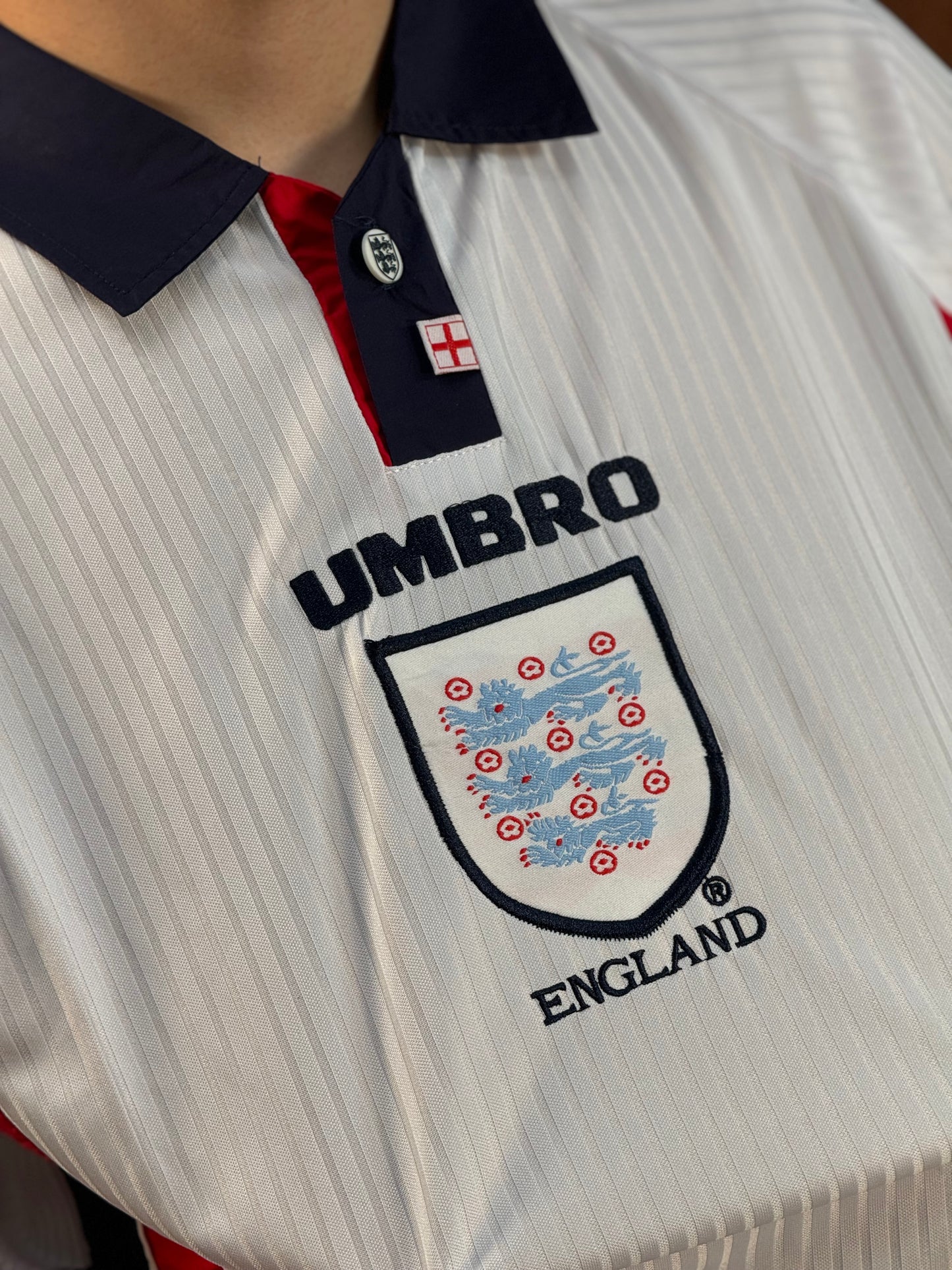 Camiseta Retro Inglaterra Local  1998 x Umbro