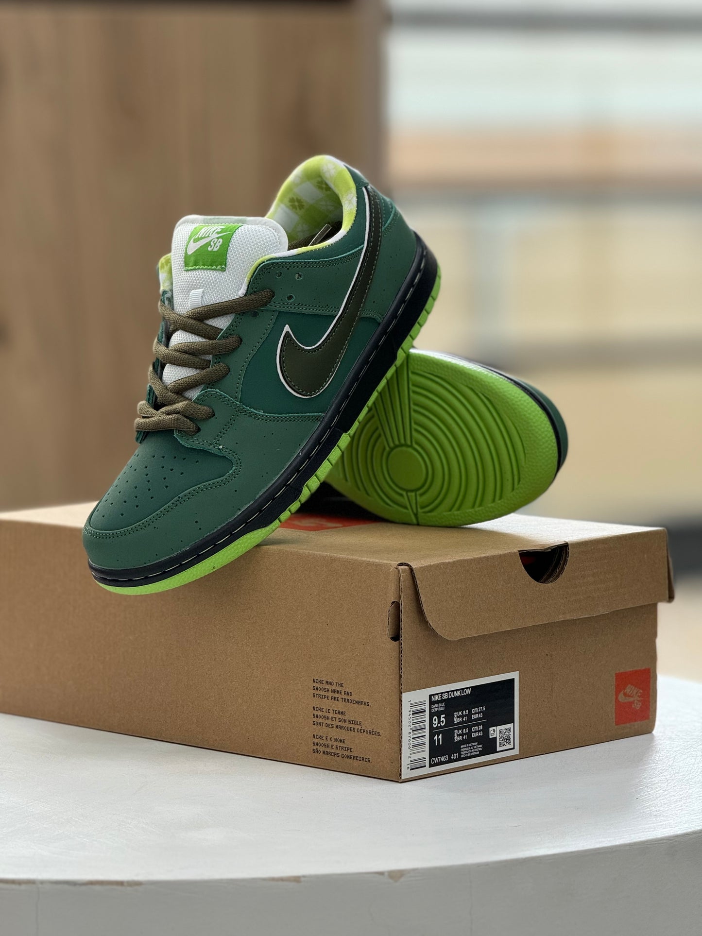 Nike Dunk Low SB x Concepts Green Lobster