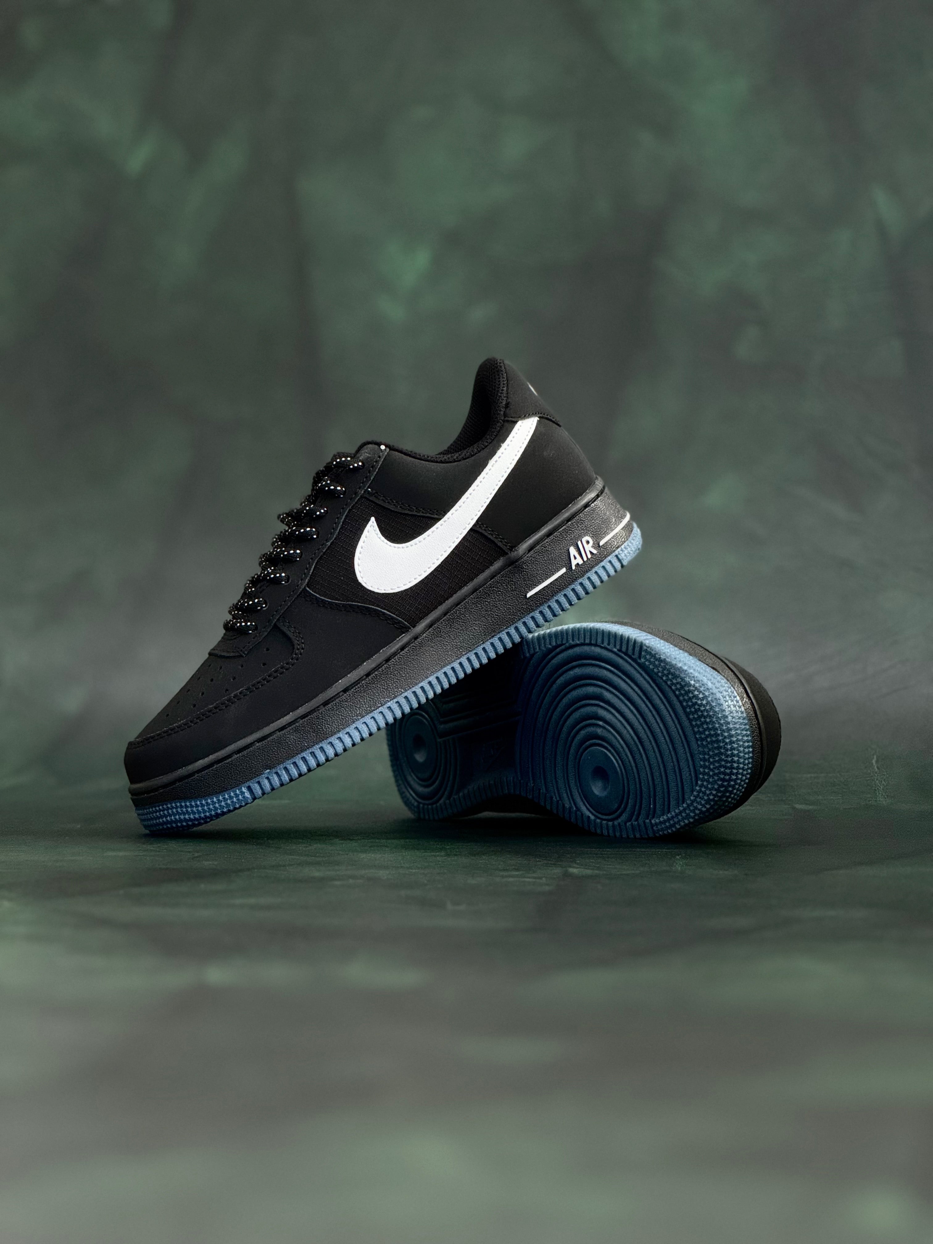 Nike Air Force One Anthracite Reflective Silver