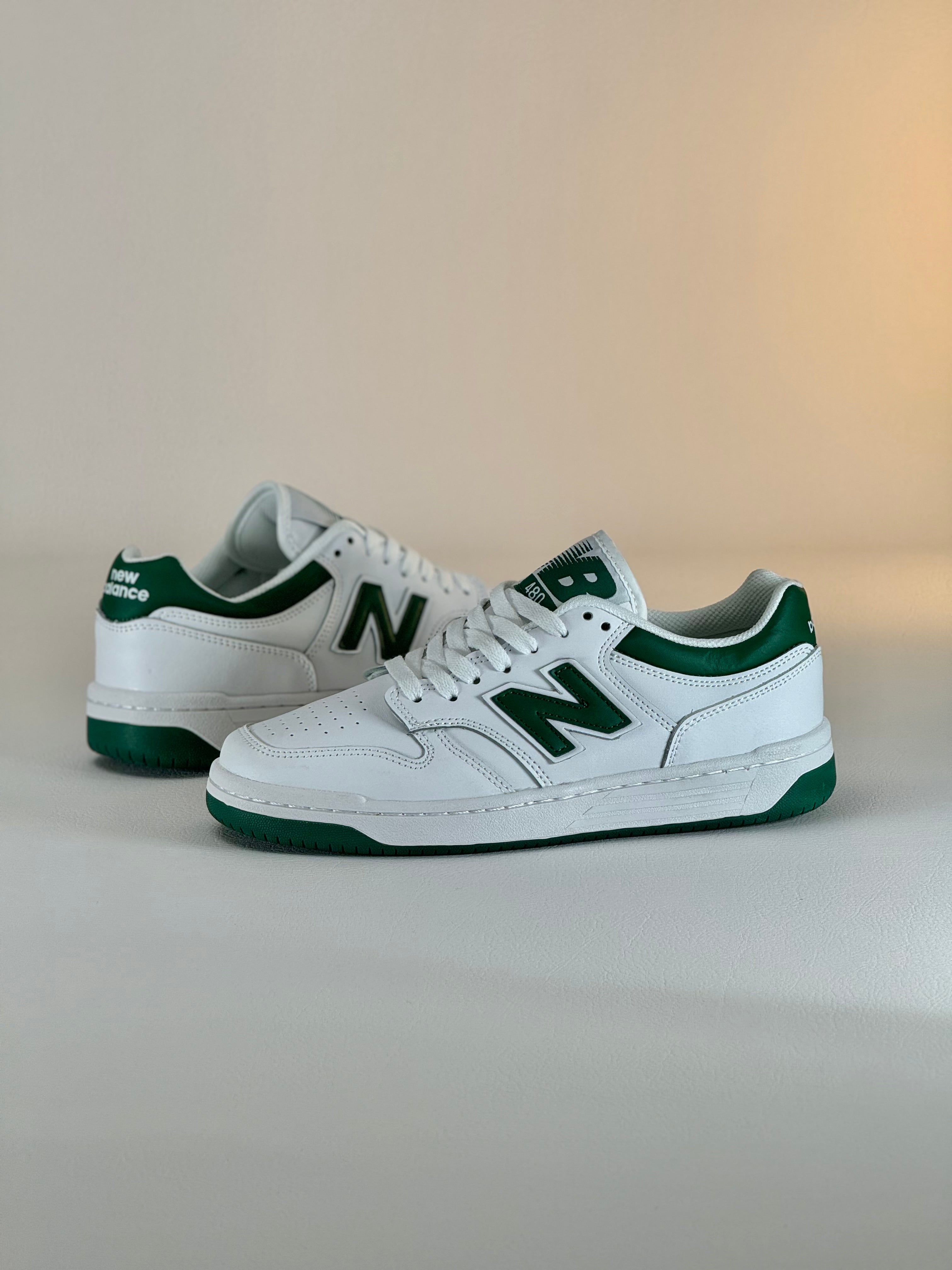 New Balance 480 White Green