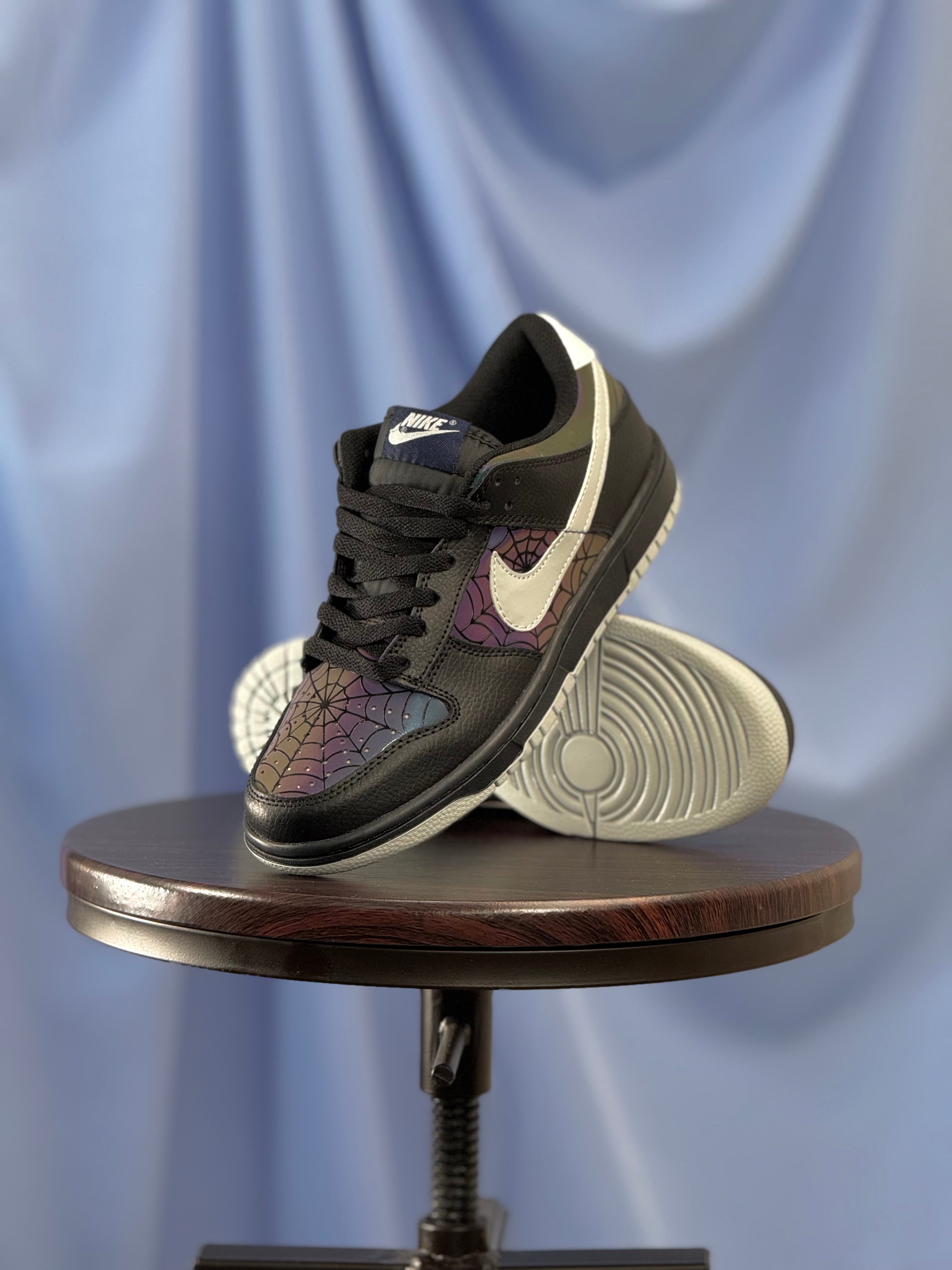 Spider Reverse Dunks Nike Dunk Low Gs Black Spider Man – workshop