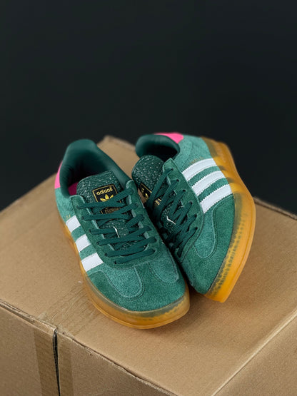 Adidas Gazelle Indoor Green Lucid Pink