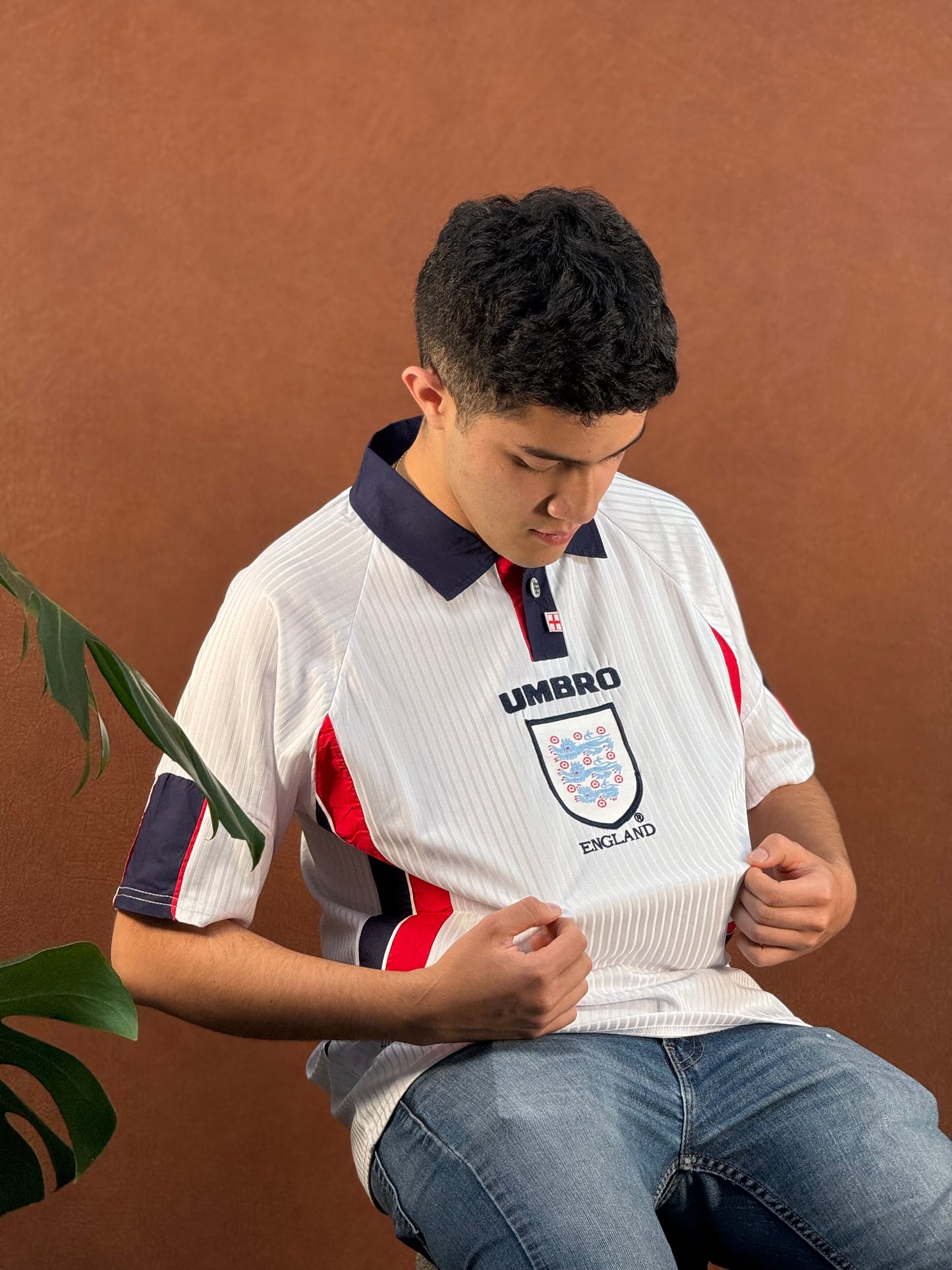 Camiseta Retro Inglaterra Local  1998 x Umbro