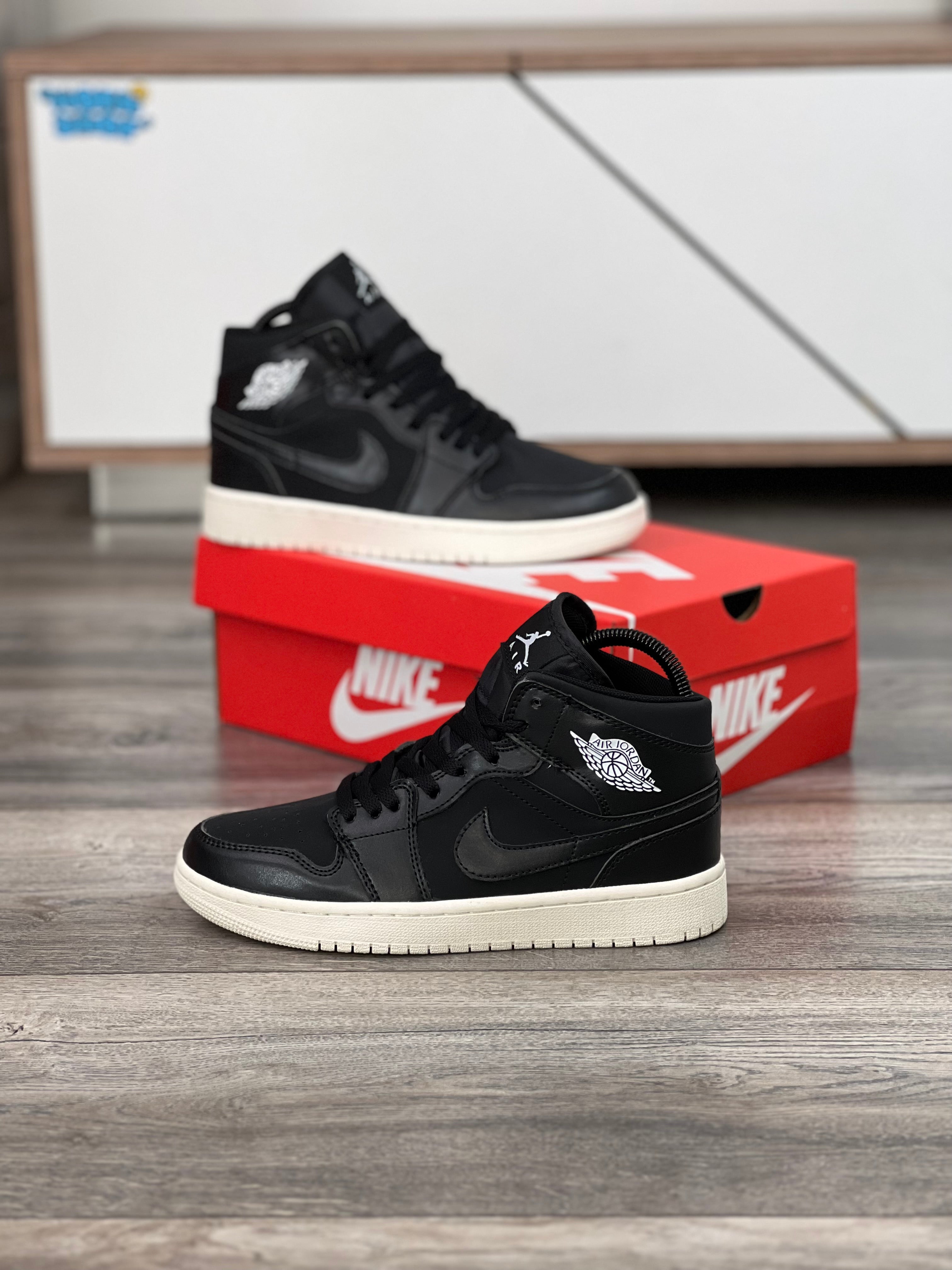 Air Jordan Retro 1 Zip Black workshop