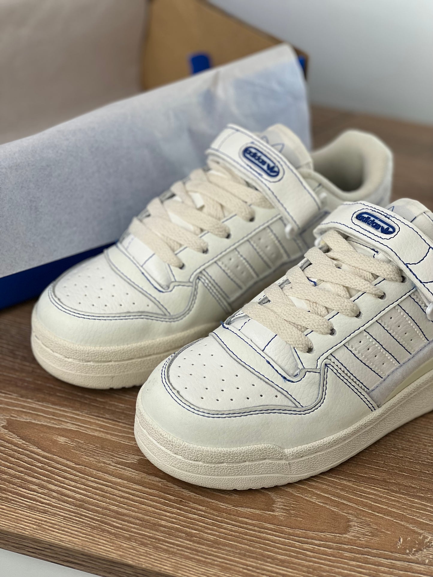 Adidas Forum Low Off White Blue