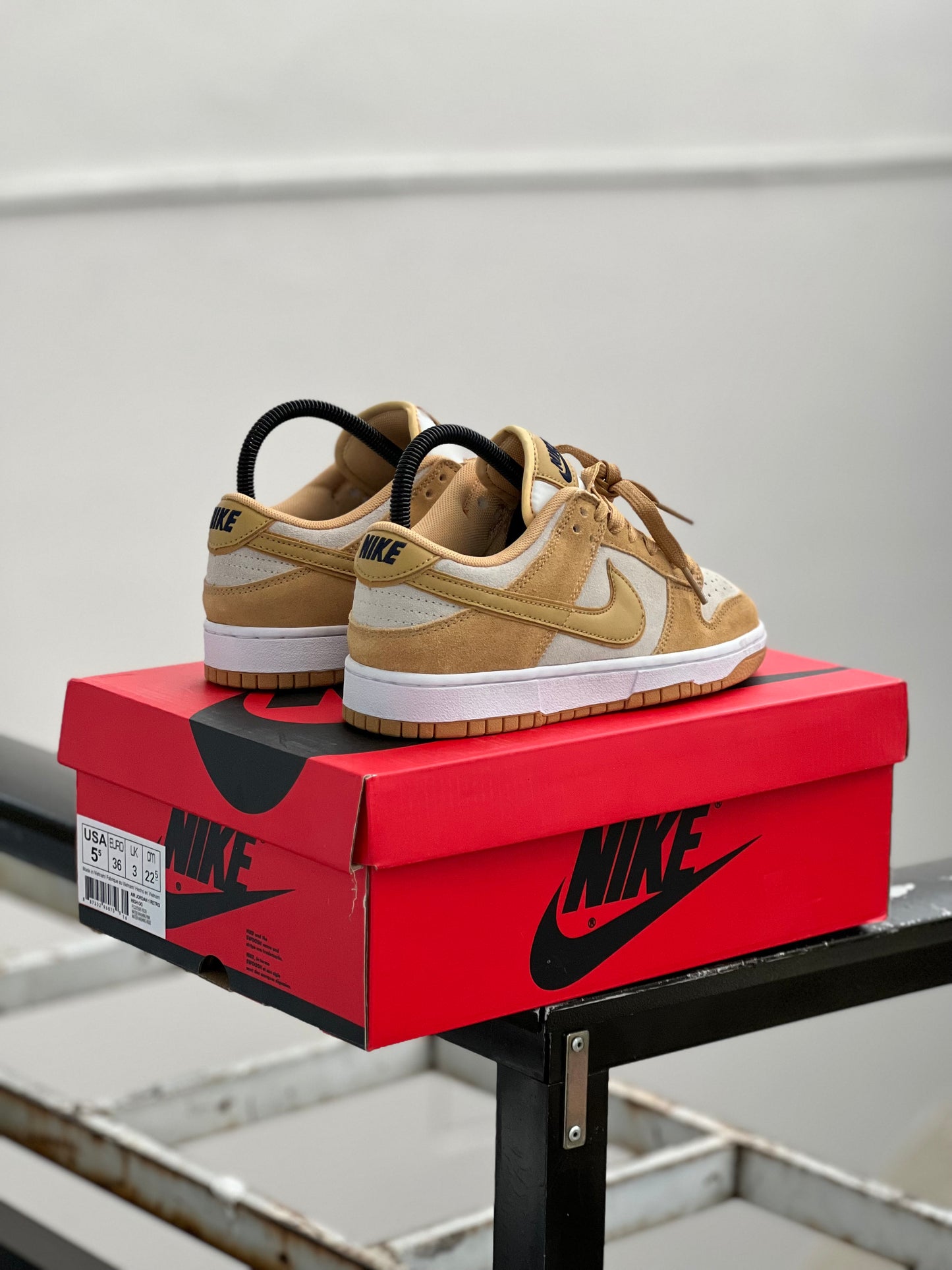 Nike Dunk Low Gold Suede