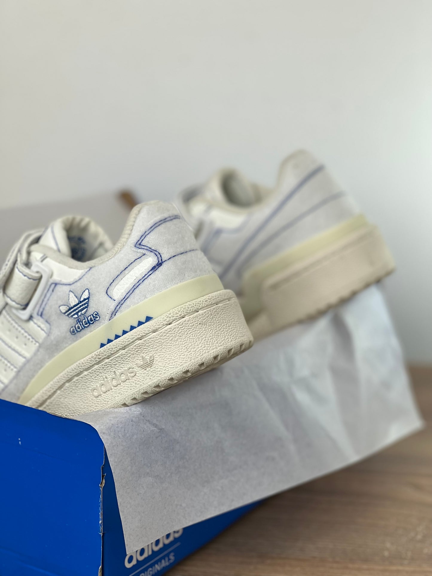 Adidas Forum Low Off White Blue