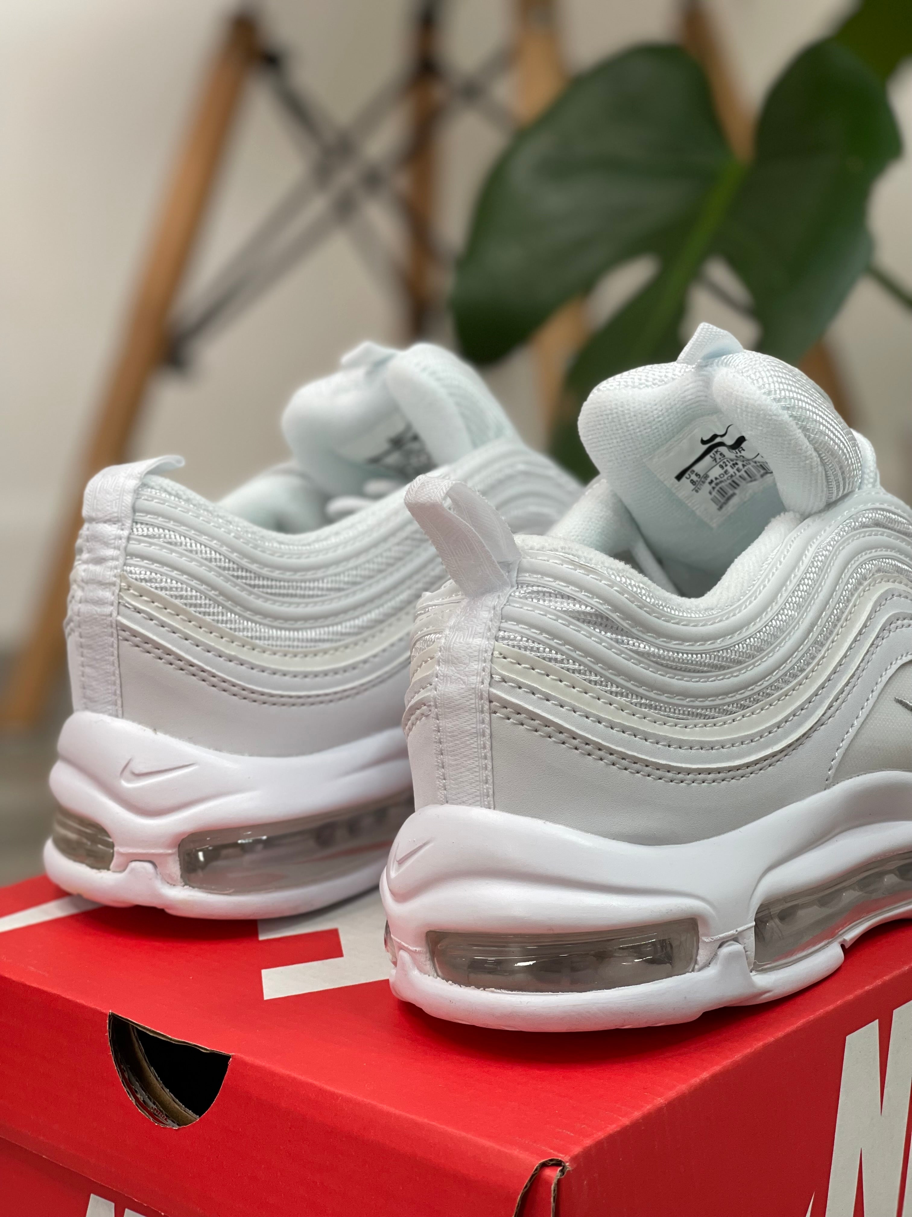 Air max 97 blancos con rojo online