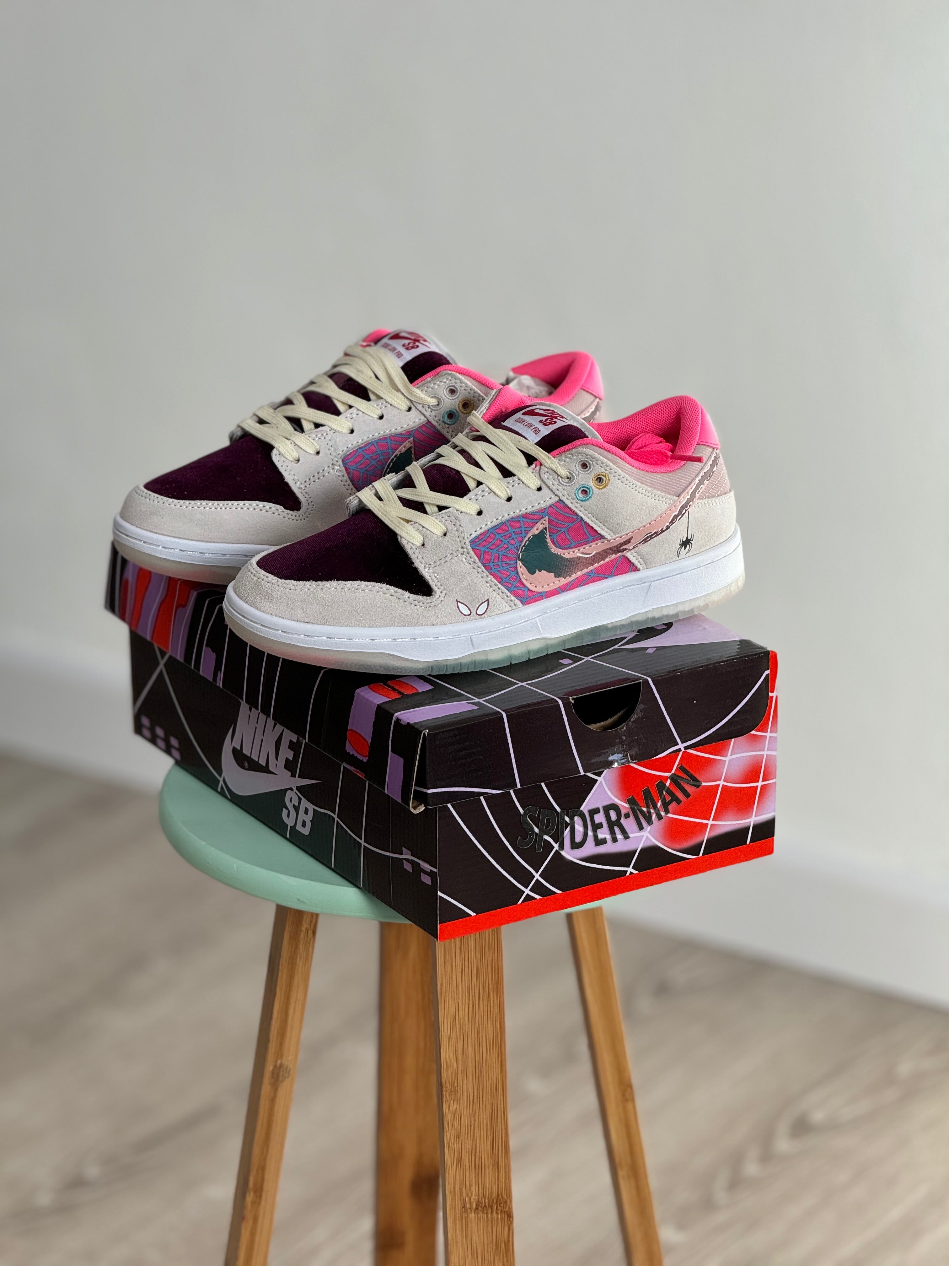 Spider Reverse Dunks Nike Dunk Low Spiderve-Verso – workshop