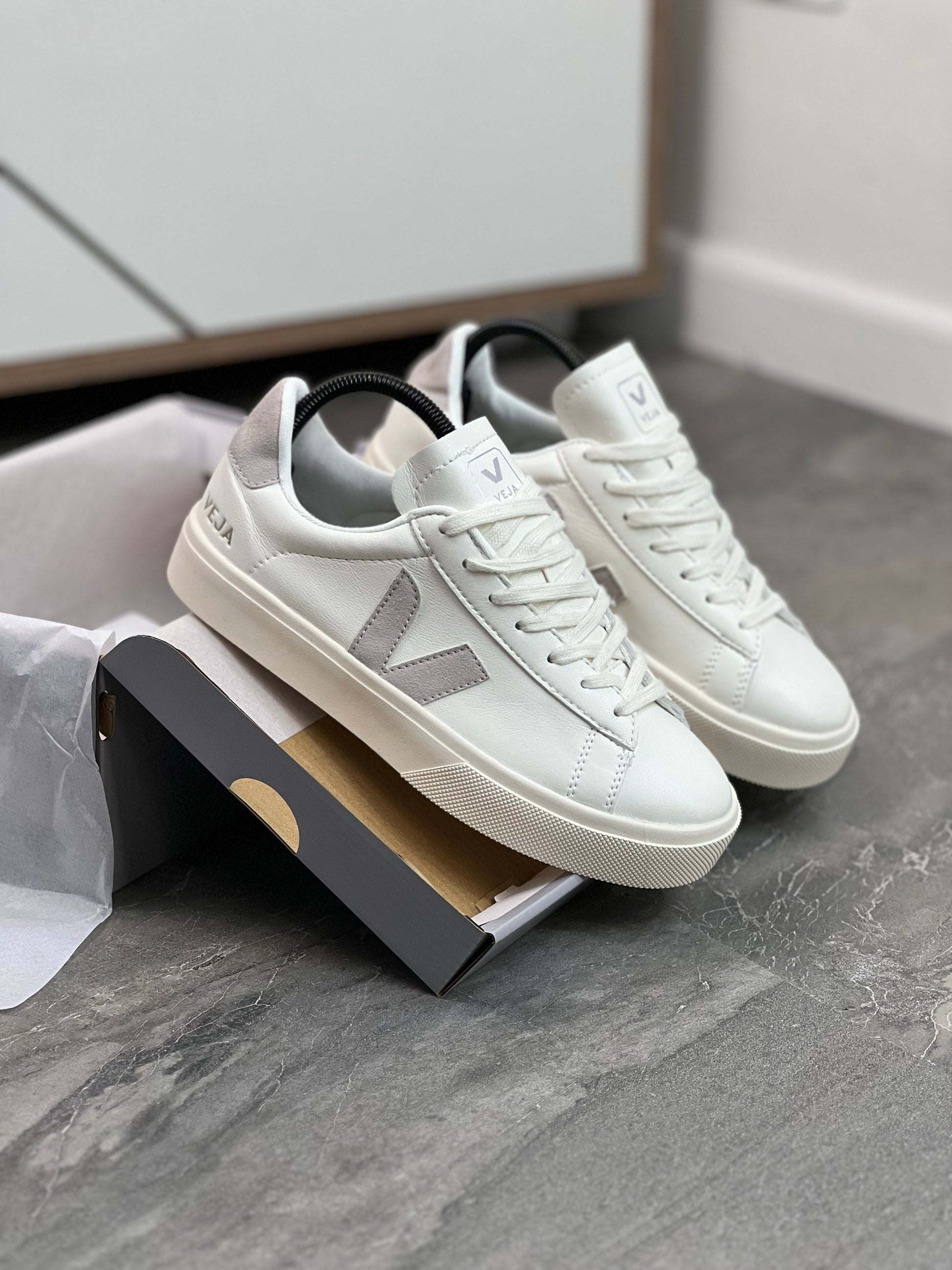 Veja Shoes Veja Gris VEJA Veja Marlin V-Knit Women's Running Shoes