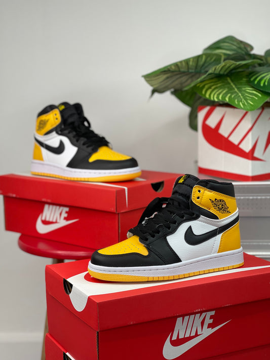Nike Air Jordan Retro 1 Yellow Toe