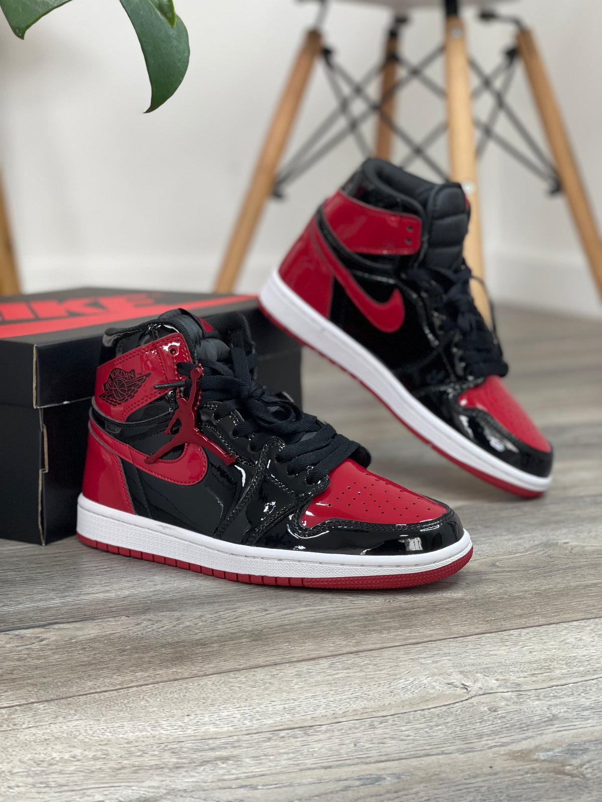 Retro 1 Box Nike Air Jordan Retro 1 OG Patent Bred – workshop