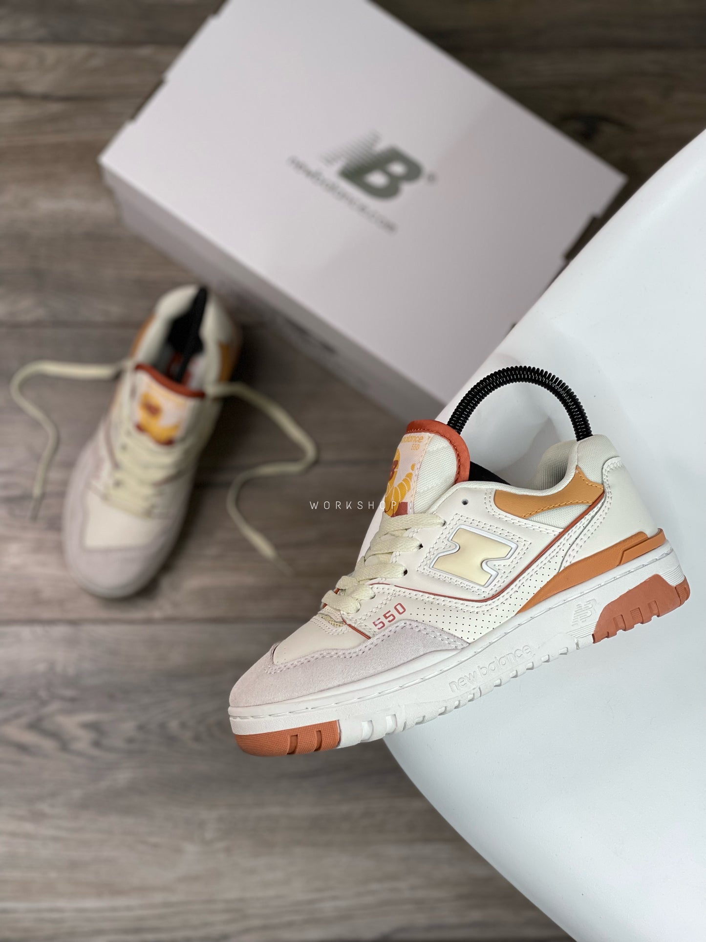 New Balance 550 White Au Lait