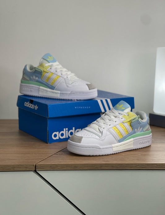 Adidas Forum Exhibit 'White Yellow Blue'